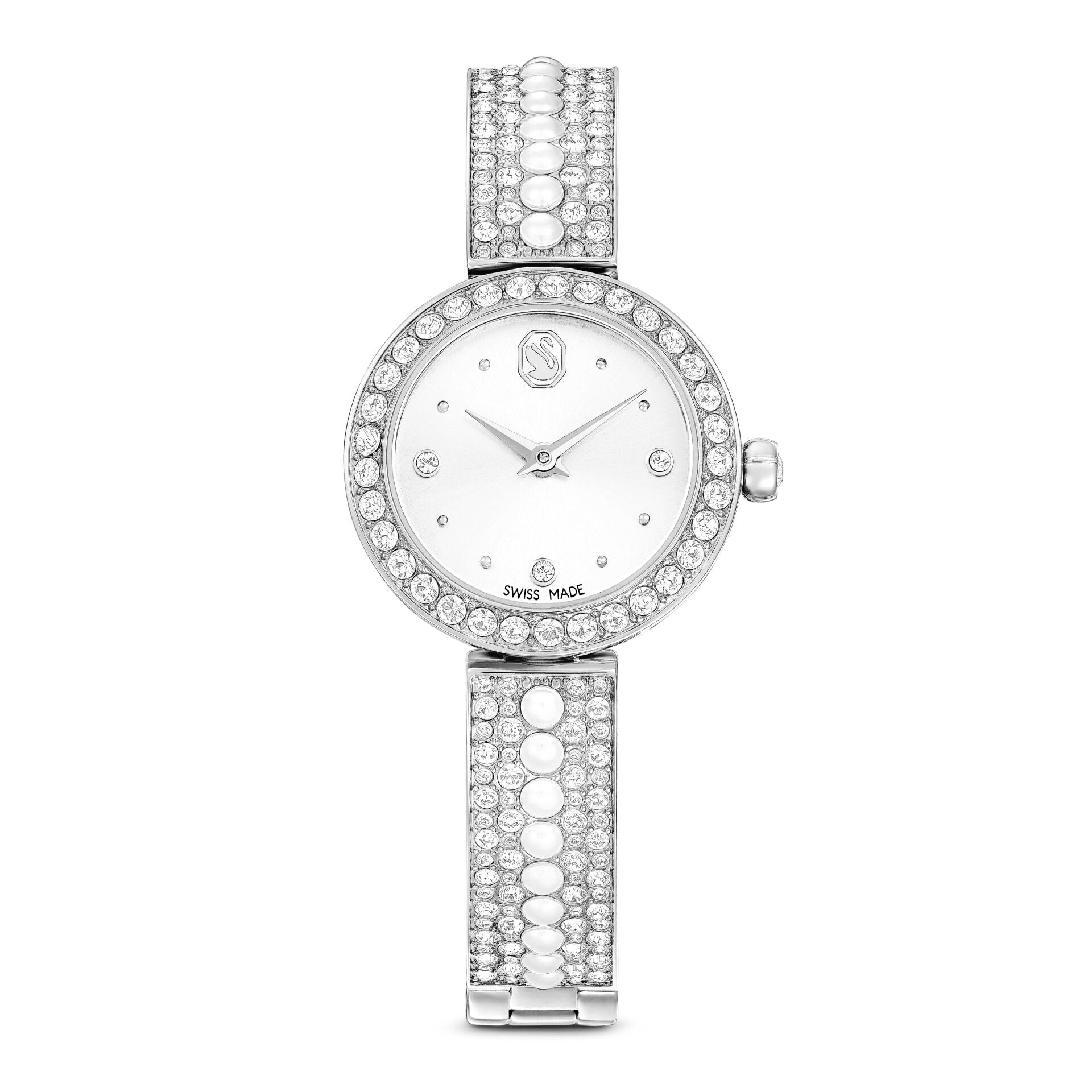 5743680 Swarovski Saat Matrıx:Mb Sts/Whıte/Sts