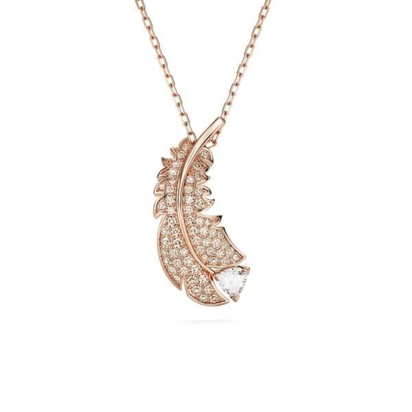 5663483 Swarovski Kolye Mp Nice:Necklace Silk/Cry/Ros 5663483
