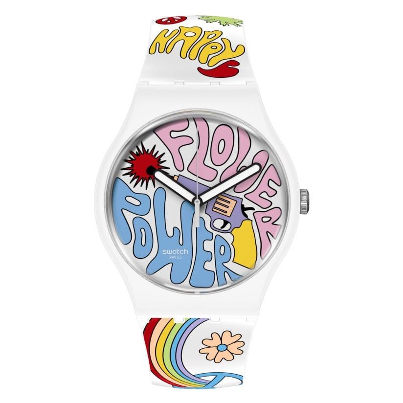 SO32W107 Swatch Power of Peace Kadın Kol Saati
