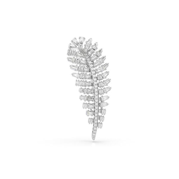5760564 Swarovski Broş Vıenna:Brooch Feather Whıte/Rhs