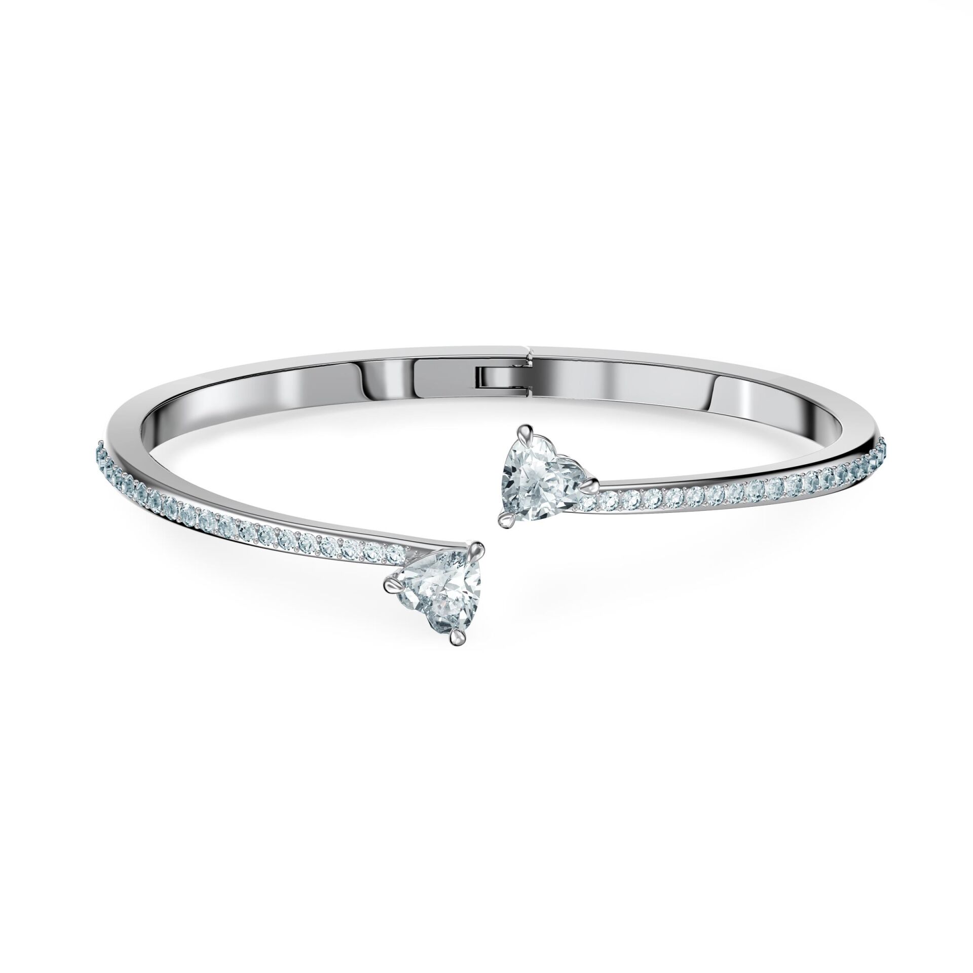 5535354 Swarovski Bilezik Mesmera:Bangle Heart Czwh/Cry/Rhs S