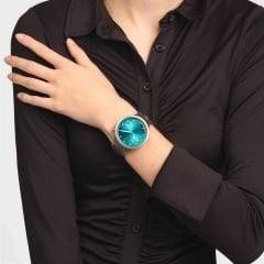 SB07S100G Swatch Big Bold Irony Aqua Shimmer Erkek Kol Saati