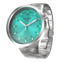SB07S100G Swatch Big Bold Irony Aqua Shimmer Erkek Kol Saati