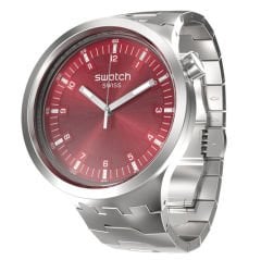 SB07S104G Swatch Big Bold Irony Scarlet Shimmer Erkek Kol Saati