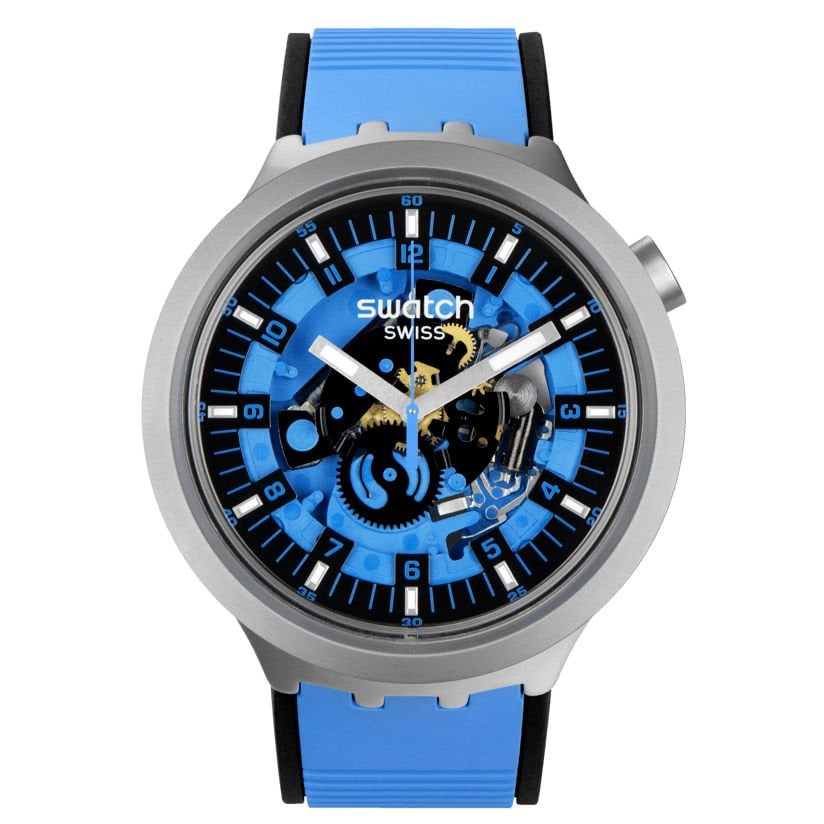 SB07S106 Swatch Blue Daze Erkek Kol Saati
