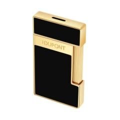 028222 St Dupont Slimmy Lacquered Siyah Çakmak 28222