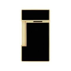 028222 St Dupont Slimmy Lacquered Siyah Çakmak 28222