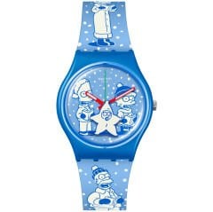 SO28Z126 Swatch Two Tone Tidings Unisex Kol Saati