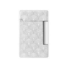 020844 St Dupont Initial Guilloche Silver Çakmak 20844