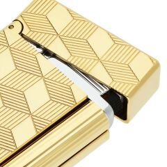 020841 St Dupont Initial Guilloche Gold Çakmak 20841