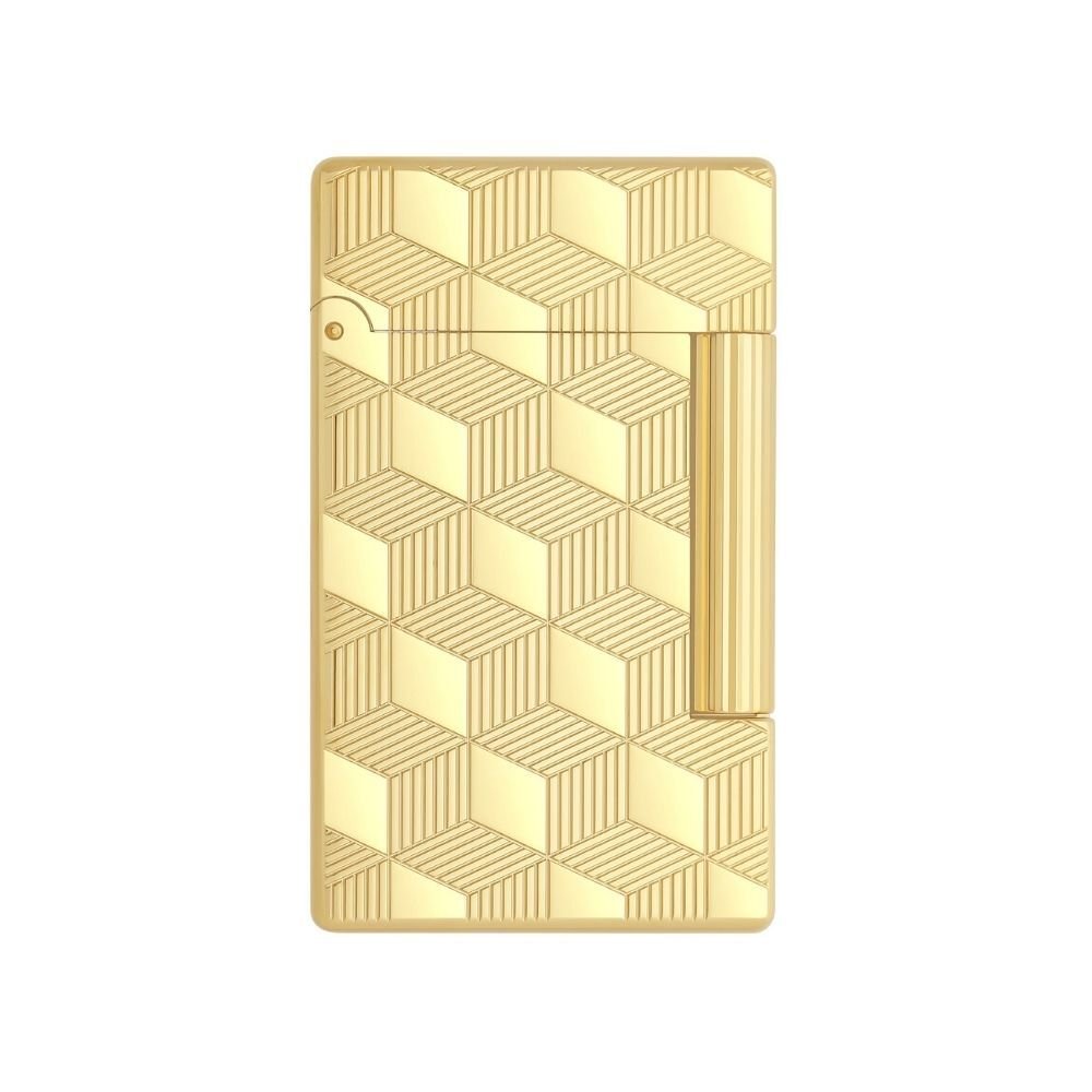 020841 St Dupont Initial Guilloche Gold Çakmak 20841