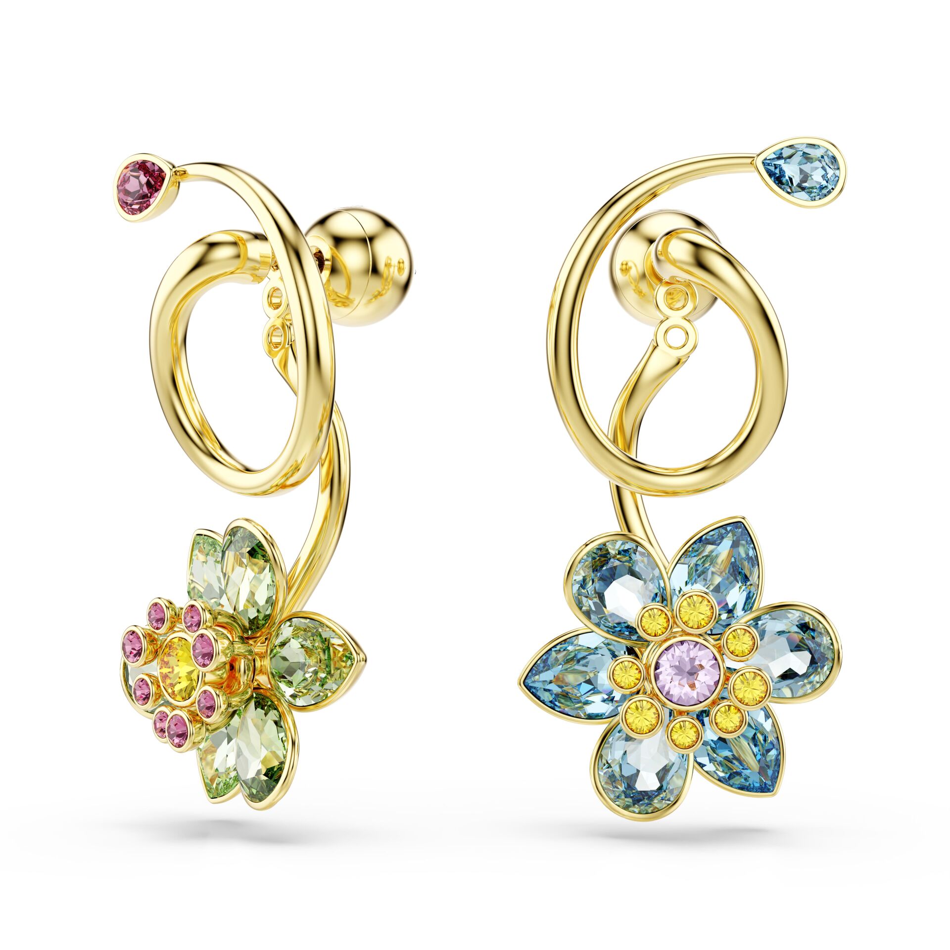 5709025 Swarovski Küpe Idyllıa:Pe Bl/Gr Mul/Gos