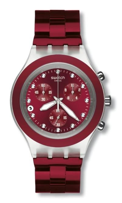 SVCK4054AG Swatch Full-Blooded Burgundy Unisex Kol Saati