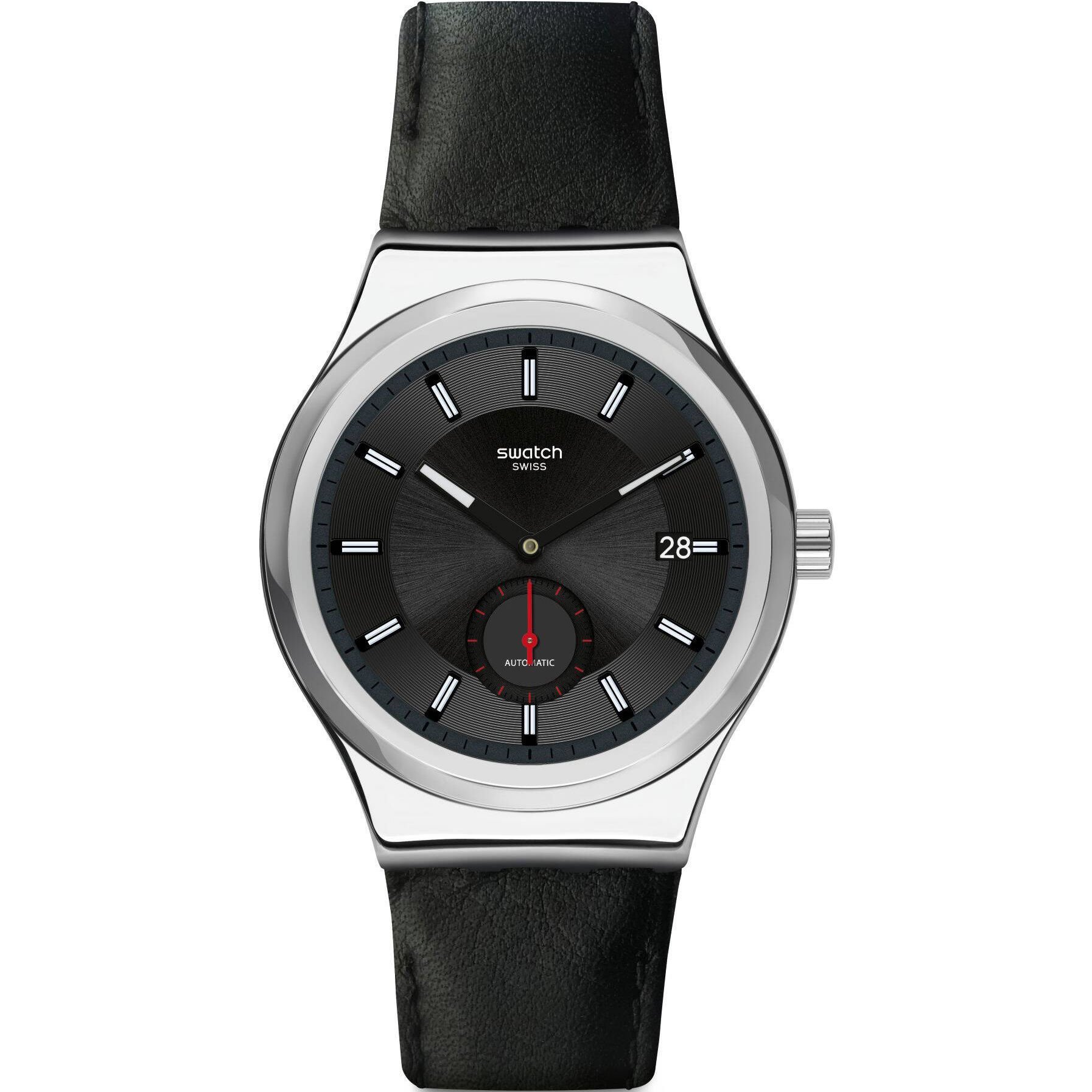 SY23S400 Swatch Petite Seconde Black Erkek Kol Saati