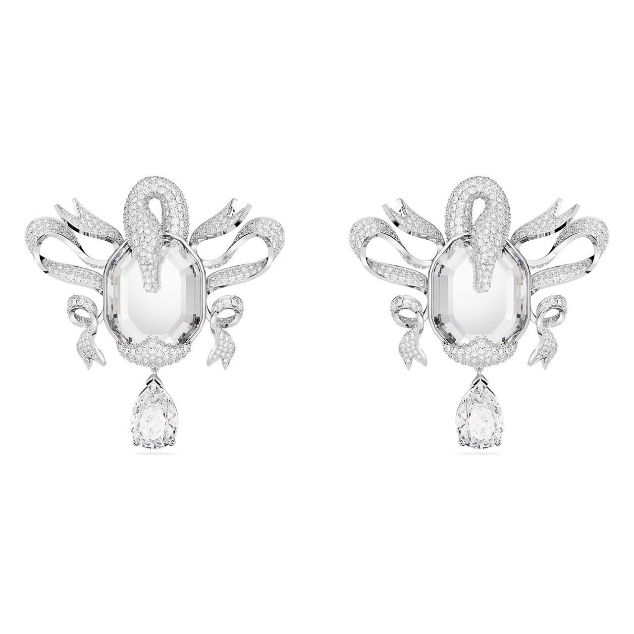 5650895 Swarovski Küpe Fashıon Swan:Ce L Cry/Rhs