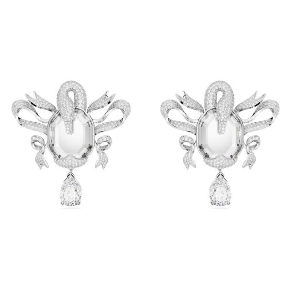 5650895 Swarovski Küpe Fashıon Swan:Ce L Cry/Rhs