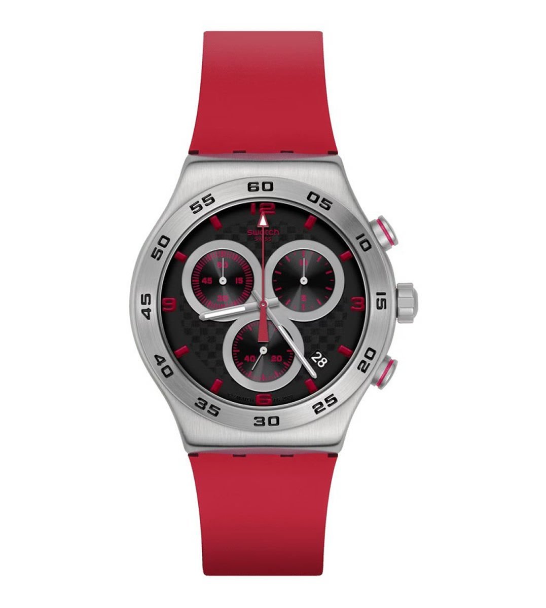 YVS524 Swatch Crimson Carbonic Red Erkek Kol Saati