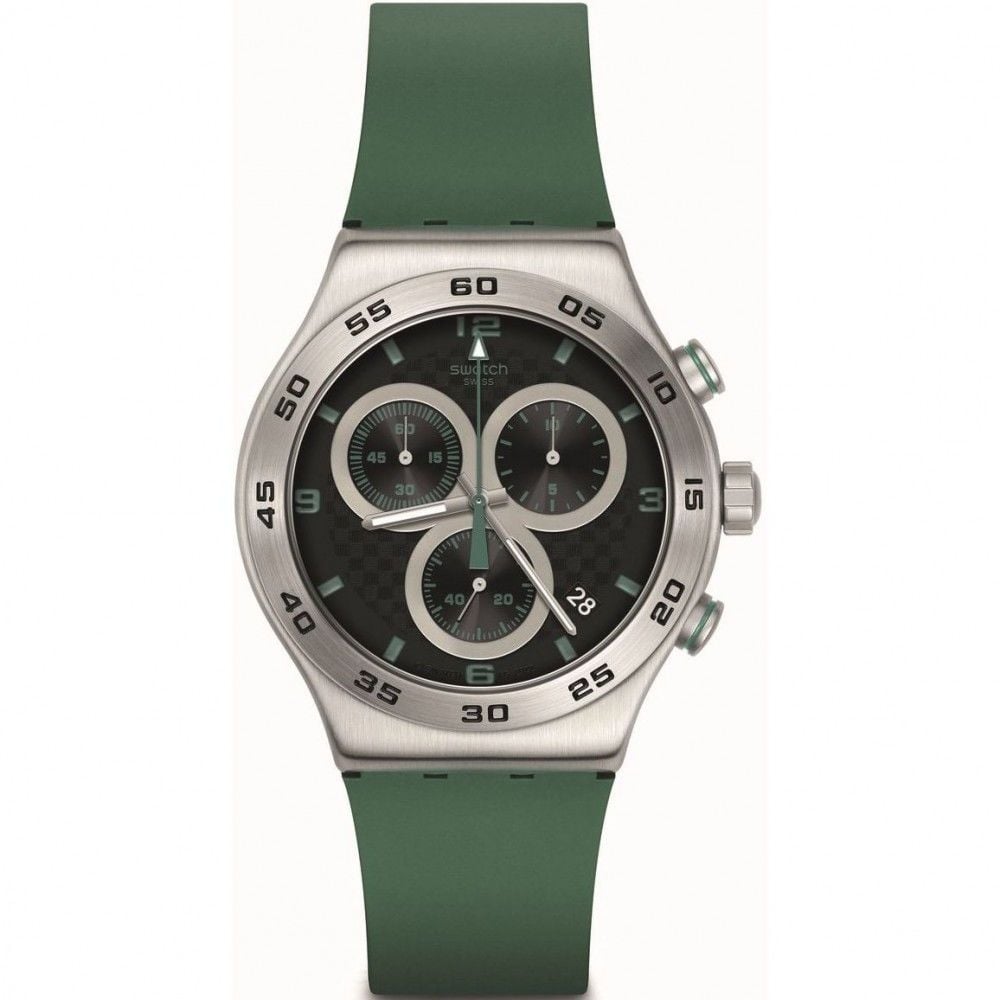 YVS525 Swatch Carbonic Green Erkek Kol Saati