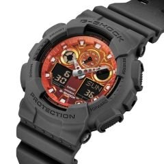 GA-100FL-8ADR Casio G-Shock Erkek Kol Saati GA-100FL-8ADR