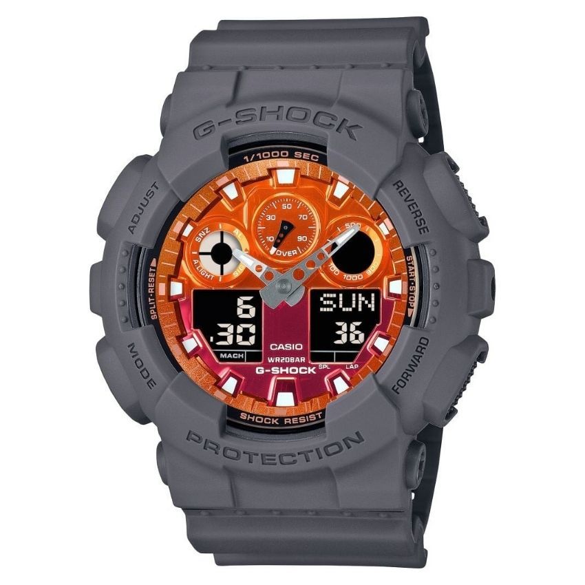 GA-100FL-8ADR Casio G-Shock Erkek Kol Saati GA-100FL-8ADR