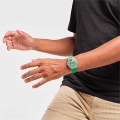 SUOM117 Swatch Shimmer Green Erkek Kol Saati