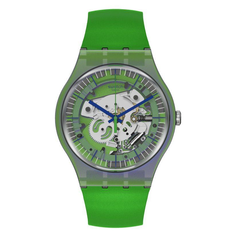 SUOM117 Swatch Shimmer Green Erkek Kol Saati