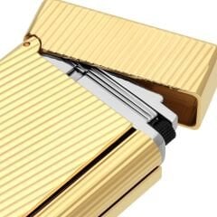 020831 St Dupont Initial Diagonal Gold Çakmak 20831