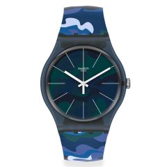 SUON140 Swatch Camouclouds Unisex Kol Saati