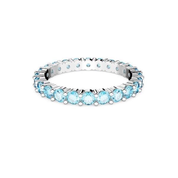5658673 Swarovski Yüzük Matrix:Ring Aqua Blu/Rhs 60 5658673