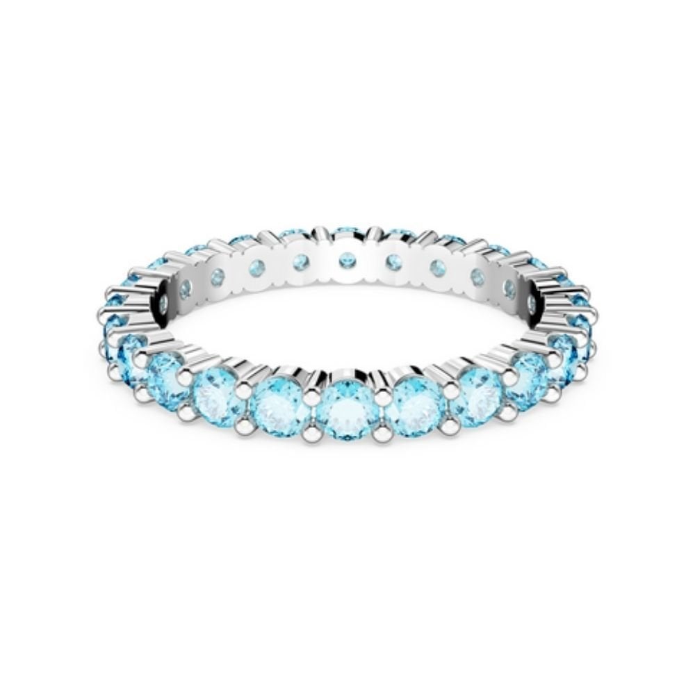 5658672 Swarovski Yüzük Matrix:Ring Aqua Blu/Rhs 50 5658672