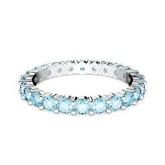 5658671 Swarovski Yüzük Matrix:Ring Aqua Blu/Rhs 52 5658671
