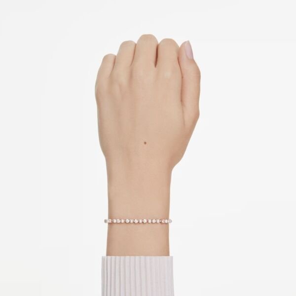 5729506 Swarovski Bilezik Matrıx:Bracelet 3Mm Whıte/Ros M 5729506