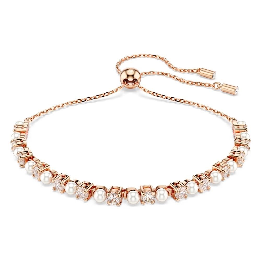 5729506 Swarovski Bilezik Matrıx:Bracelet 3Mm Whıte/Ros M 5729506