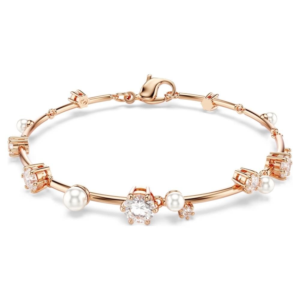 5729505 Swarovski Bilezik Constella:Bracelet Pearl Whıte/Ros M 5729505