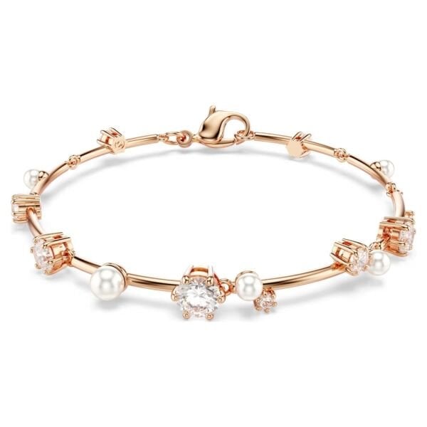 5729505 Swarovski Bilezik Constella:Bracelet Pearl Whıte/Ros M 5729505