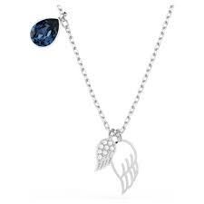 5734554 Ss Te Symbolıca:Necklace Wıng Blu/Rhs