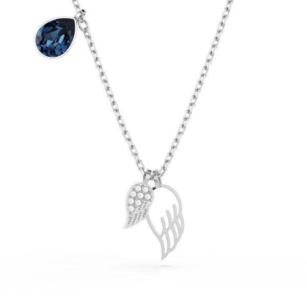 5734554 Ss Te Symbolıca:Necklace Wıng Blu/Rhs