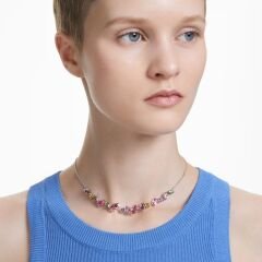 5658398 Swarovski Kolye Gema:Necklace Mini Frontal Pink/Rhs 5658398