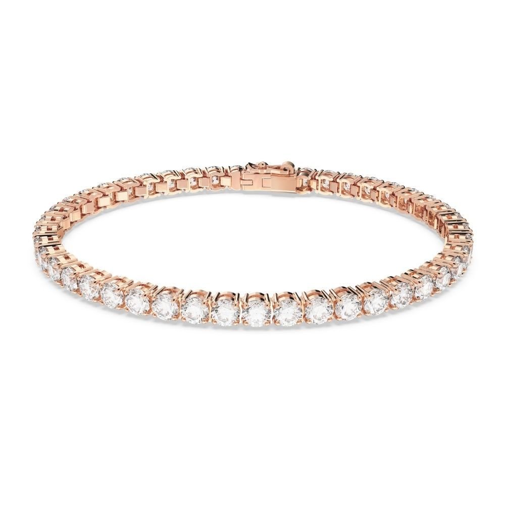 5657661 Swarovski Bilezik Re Matrix:Bracelet S White/Ros L 5657661