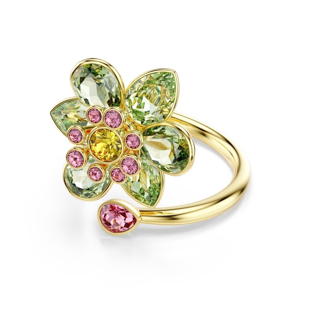 5721596 Swarovski Yüzük Idyllıa:Rıng Green Mul/Gos 58 5721596