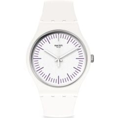SUOW173 Swatch WhitenPurple Unisex Kol Saati
