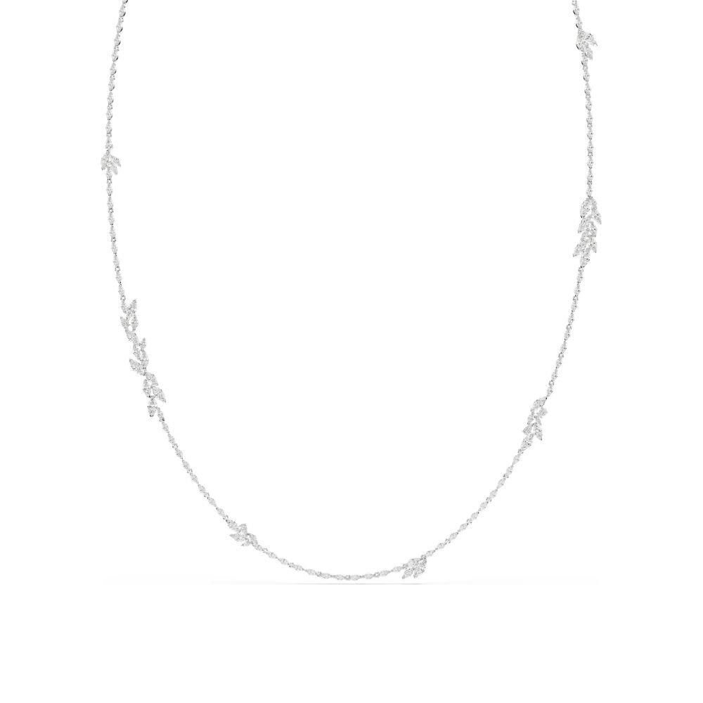 5760760 Swarovski Mesmera strandage, Marquise cut, White, Rhodium plated