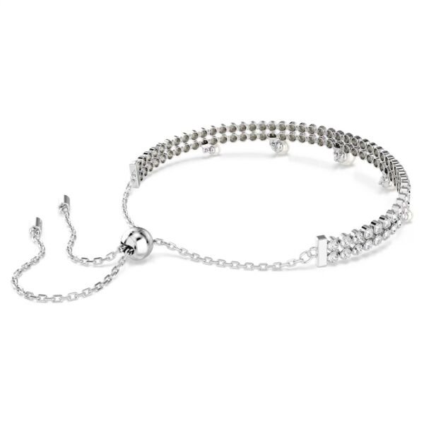 5720870 Swarovski Bilezik Ss25 Capsule:Bracelet Prl Whı/Rhs M 5720870