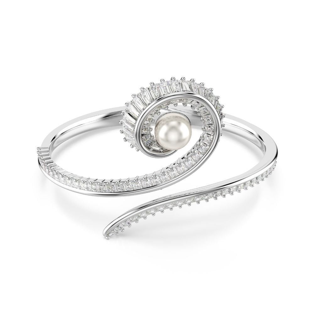 5720863 Swarovski Bilezik Ss25 Capsule:Bangle Whıte/Rhs M 5720863