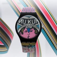 SUOZ334 Swatch The City and Design, The Wonders of Life Unisex Kol Saati