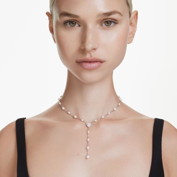 5720855 Swarovski Kolye Ss25 Capsule:Necklace Prl T Cry/Rhs 5720855