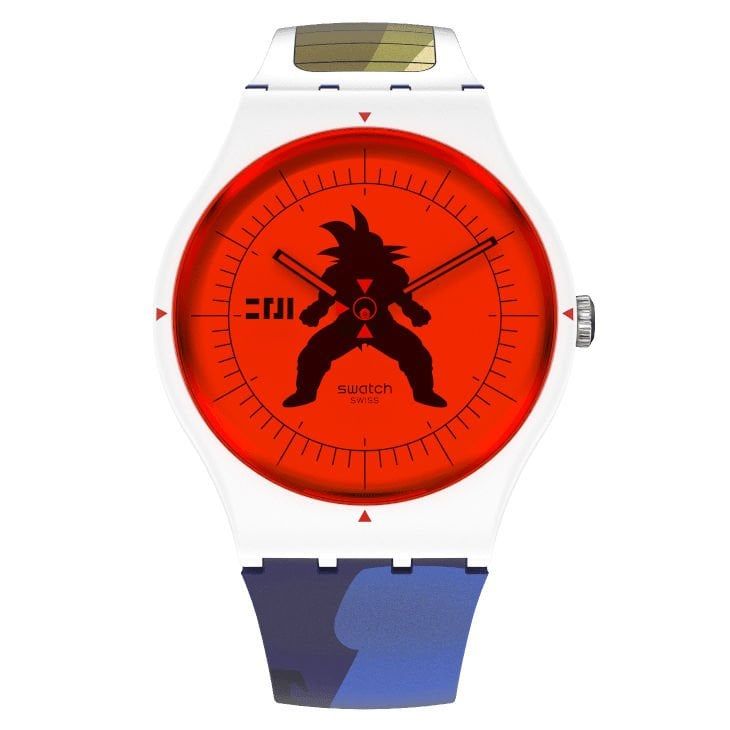 SUOZ348 Swatch Vegeta X Swatch Unisex Kol Saati