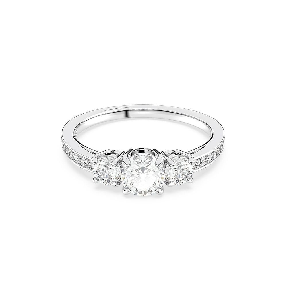 5656291 Swarovski Yüzük Re Attract Trilogy:Ring Cocr Cry/Rhs 58 5656291