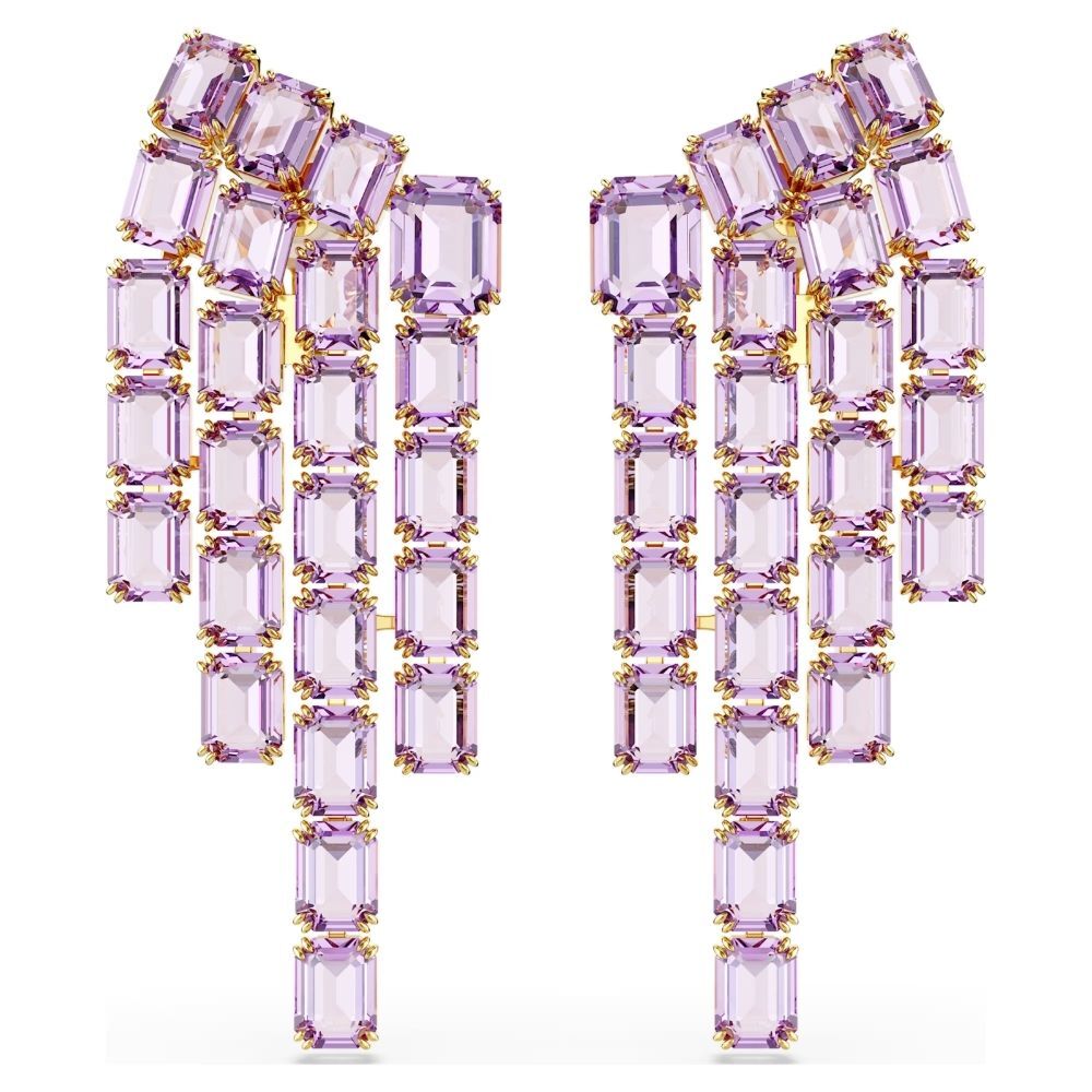 5720837 Swarovski Küpe Mıllenıa:Ce Chndl Vıol/Gos 5720837