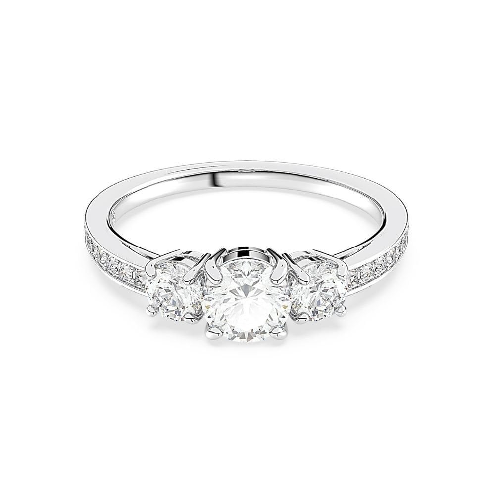 5655713 Swarovski Yüzük Re Attract Trilogy:Ring Cocr Cry/Rhs 55 5655713